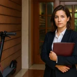 María (39), abogada: «Mucho ojo dónde dejas tu patinete eléctrico, porque la Ley de Propiedad Horizontal lo dice claro»