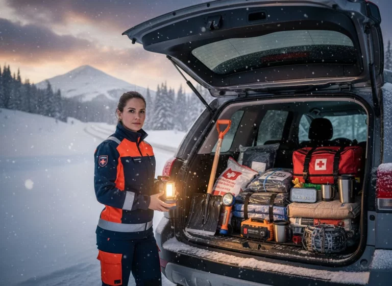 Sofía (39), técnico de emergencias: ‘Si te sorprende una nevada te gustaría llevar todo esto en el maletero de tu coche’