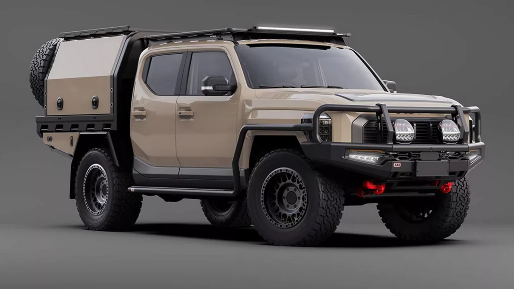 El Kia Tasman se transforma en bestia todoterreno gracias a ARB