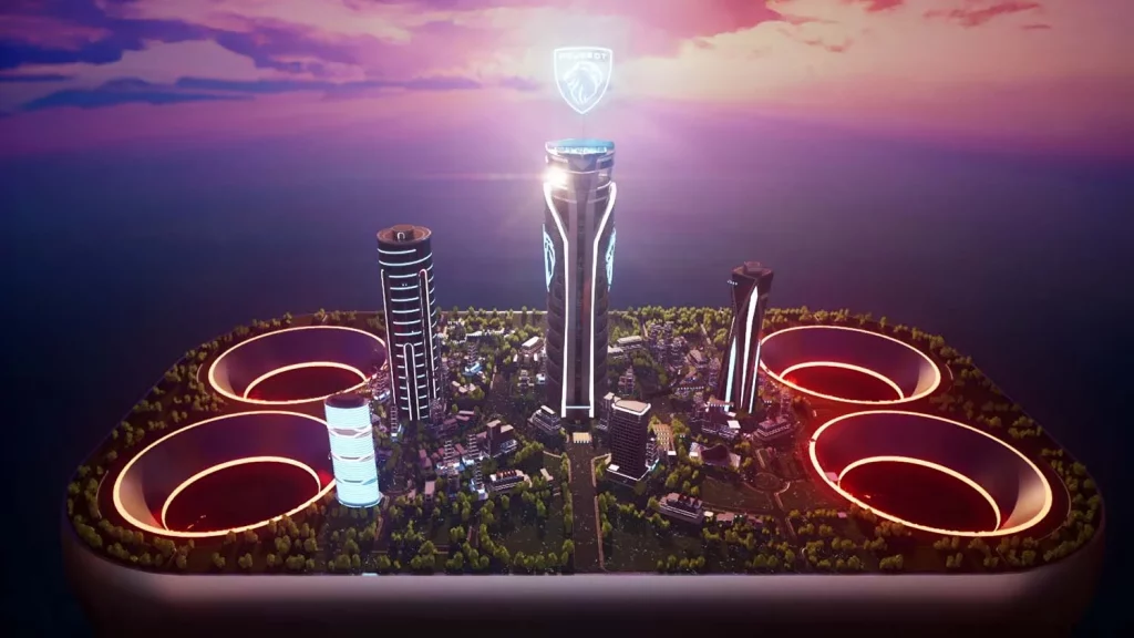 PEUGEOT POLYGON CITYISLAND FORNITE3 Motor16