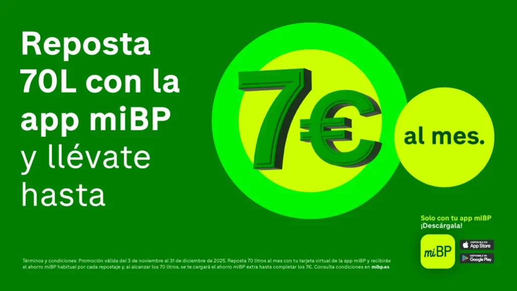 Promo miBP descuento gasolinera Motor16