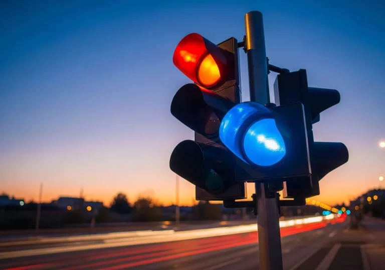 La luz azul que ya tienen muchos semáforos: Este es su significado y nada tiene que ver con el famoso ‘cuarto color’