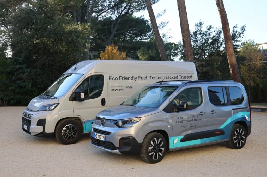 2025 Citroën Berlingo y Fiat Ducato. HVO Aurora. Imagen.