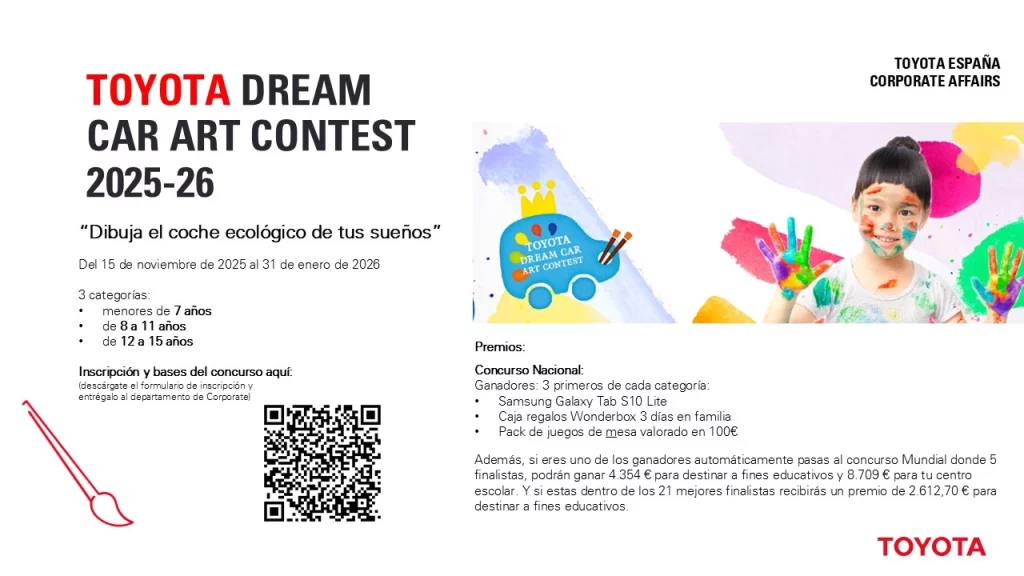 cartelconcursodreamcartoyota2025 2026 Motor16