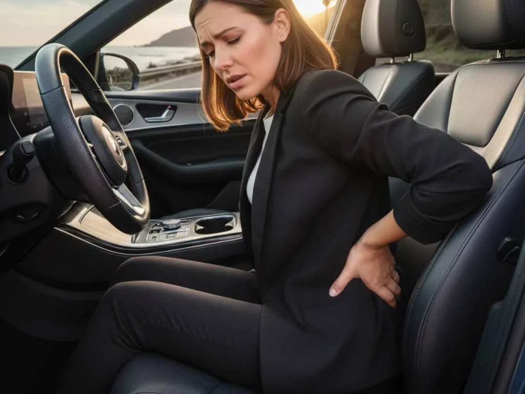 dolor de espalda al conducir