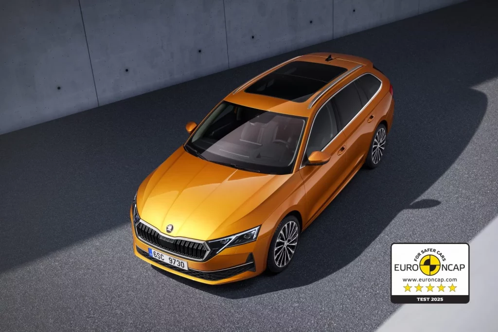 Škoda Elroq: El nuevo cinco estrellas Euro NCAP de la marca checa 2 Motor16 2025 Skoda Octavia Euro NCAP. Imagen.