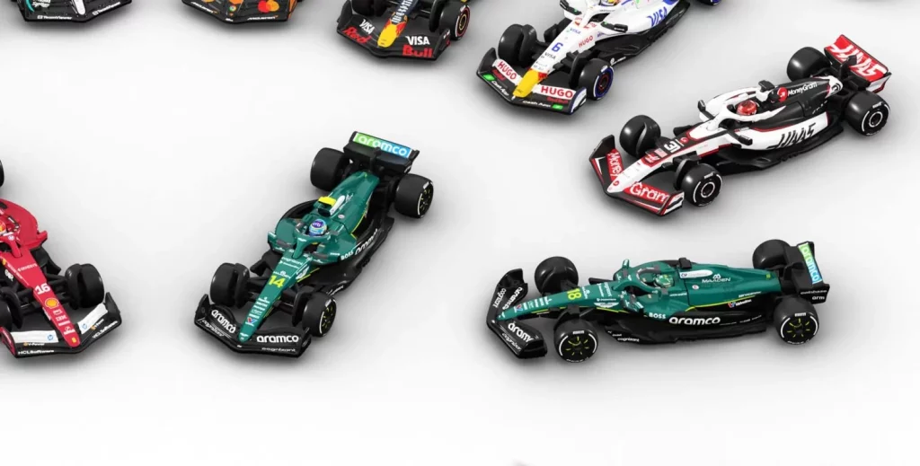 El F1 de Fernando Alonso se ha hecho de rogar, pero ya está en la colección Hot Wheels de Fórmula 1