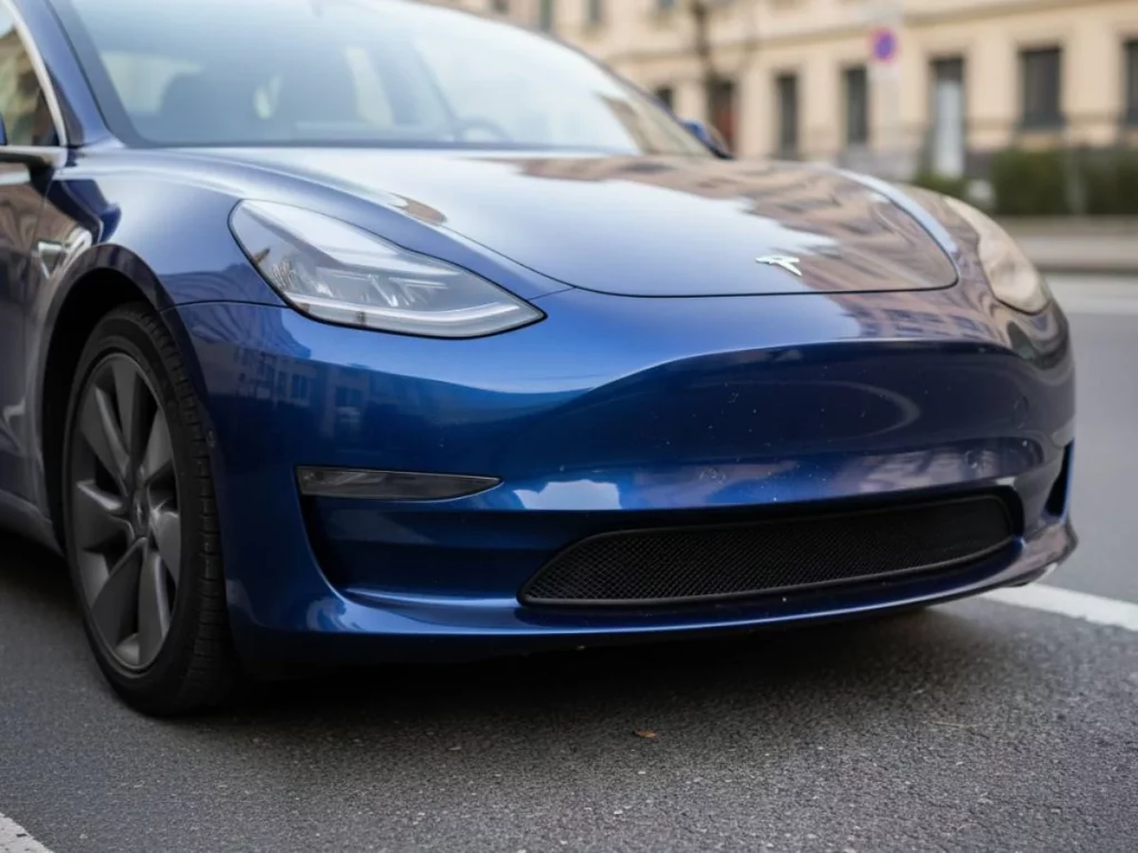 Un estudio independiente lo confirma: ‘Los Tesla tienen un claro parecido con los kleenex’ 154 Motor16 frontal rejilla Tesla Model 3 kleenex