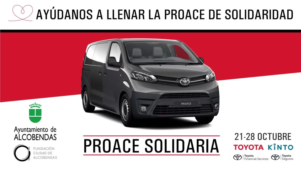 toyotaproacesolidaria fundacioacutenciudaddealcobendas cartel Motor16