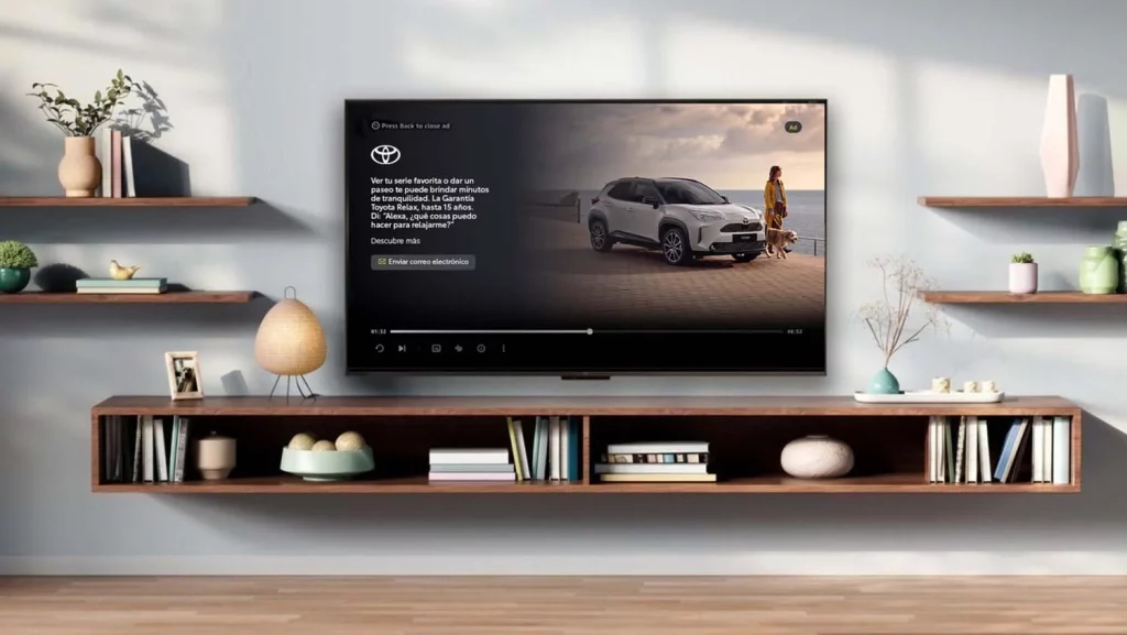 Toyota, primera marca en España en integrar una experiencia de voz con Amazon Alexa 1 Motor16 La activación de Toyota está disponible en dispositivos como Amazon Fire TV. Foto: Toyota.