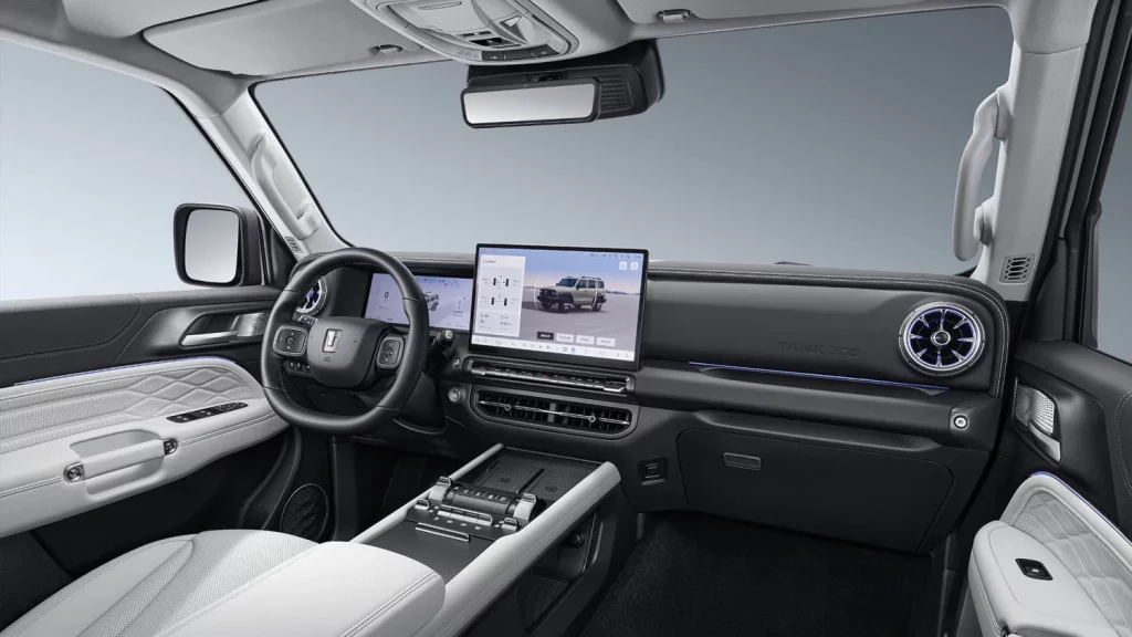 2025 GWM Tank 300 Hi4-T. Imagen interior.