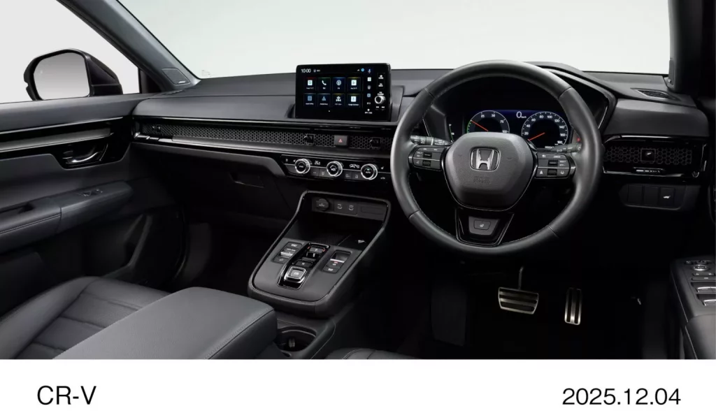 El último Honda CR-V llega a Japón... pero con cuatro años de retraso 1 Motor16 2025 Honda CR-V Japón. Imagen interior.