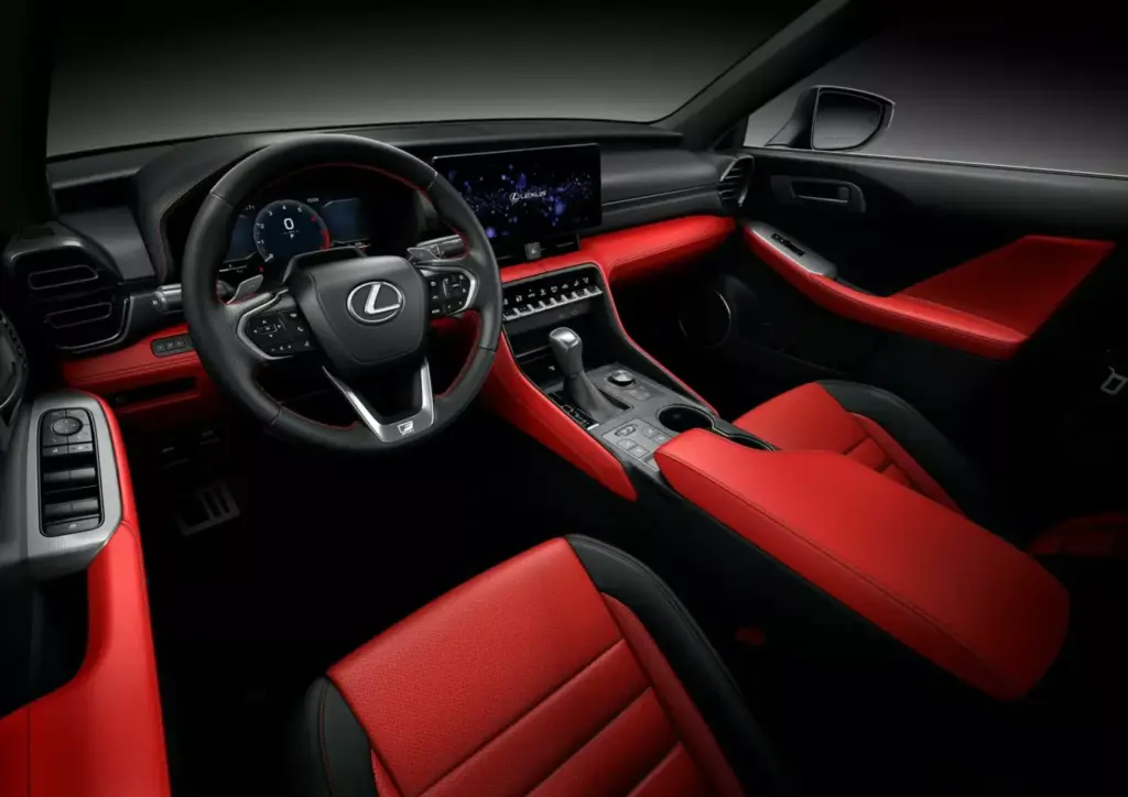 2025 Lexus IS 350 USA. Imagen interior.