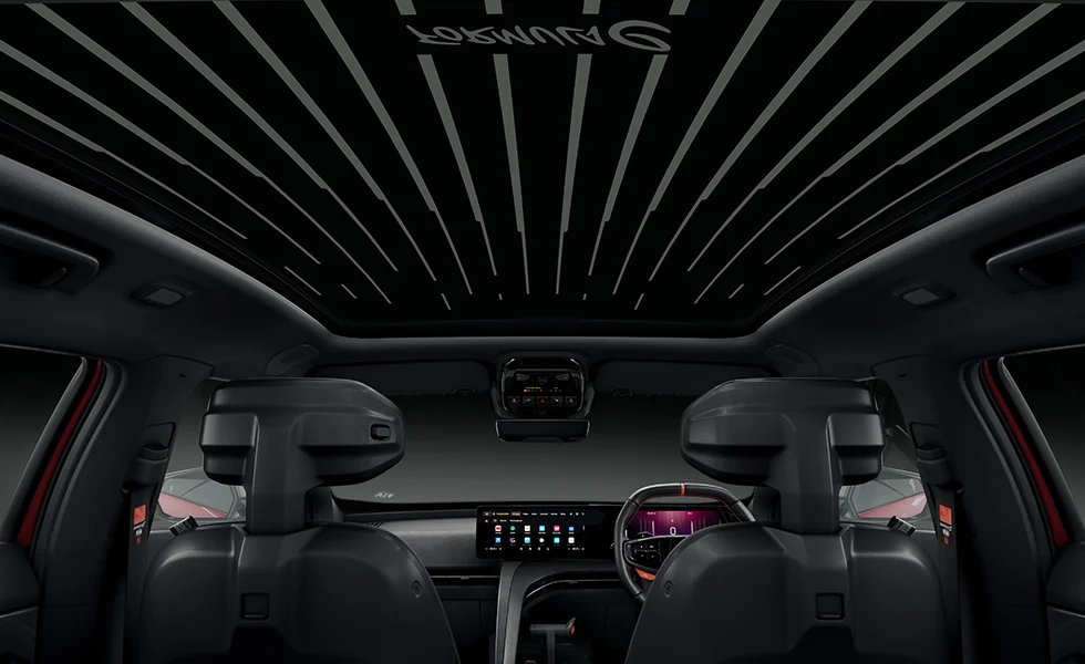 2025 Mahindra BE 6 Fórmula E Edition. Imagen interior.