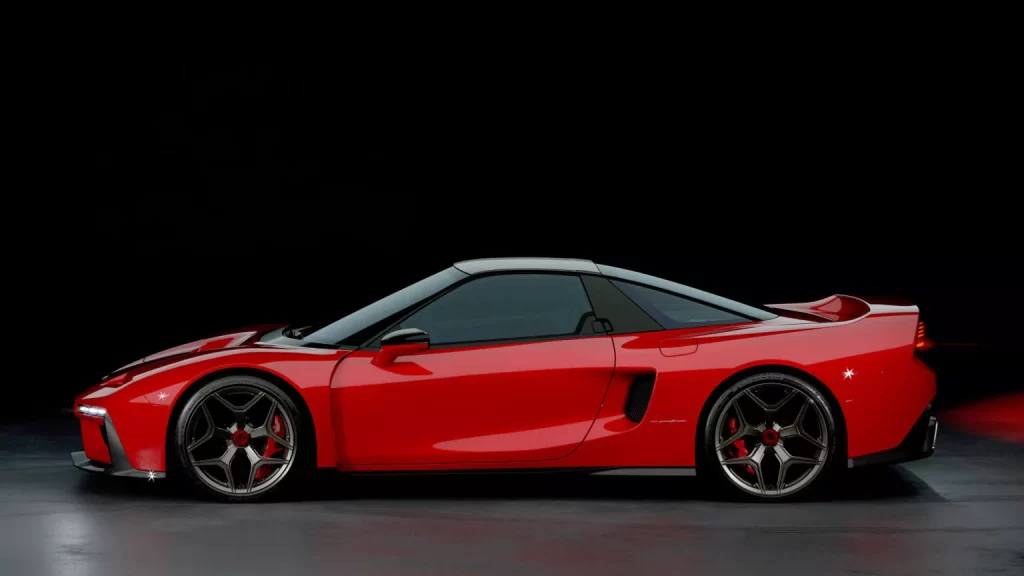 Tensei: Para evitar líos, el NSX de Pininfarina y JAS tiene nombre propio 2 Motor16 2025 NSX Tensei. Pininfarina JAS Motorsport. Imagen lateral.