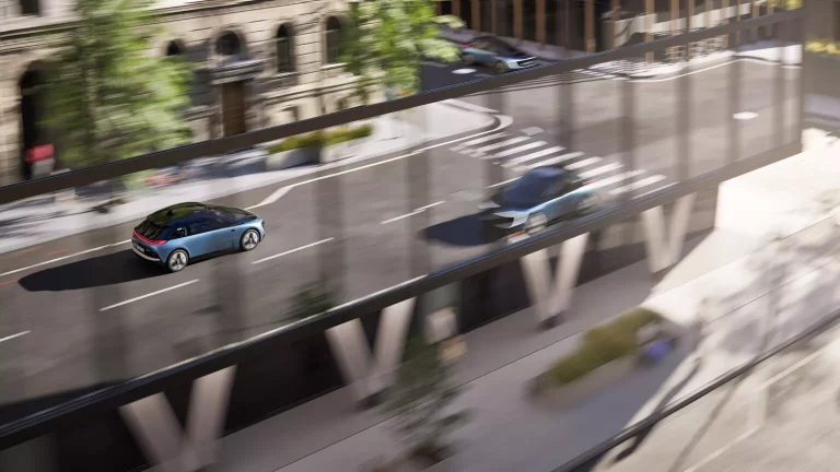 China convierte una ciudad fantasma en el circuito de pruebas de los taxis autónomos que operarán en Madrid en 2026
