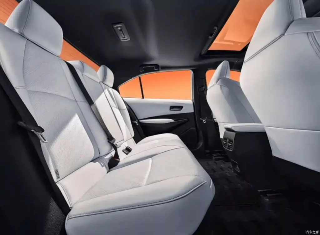 2025 Toyota Levin. Corolla GAC. Imagen asientos.