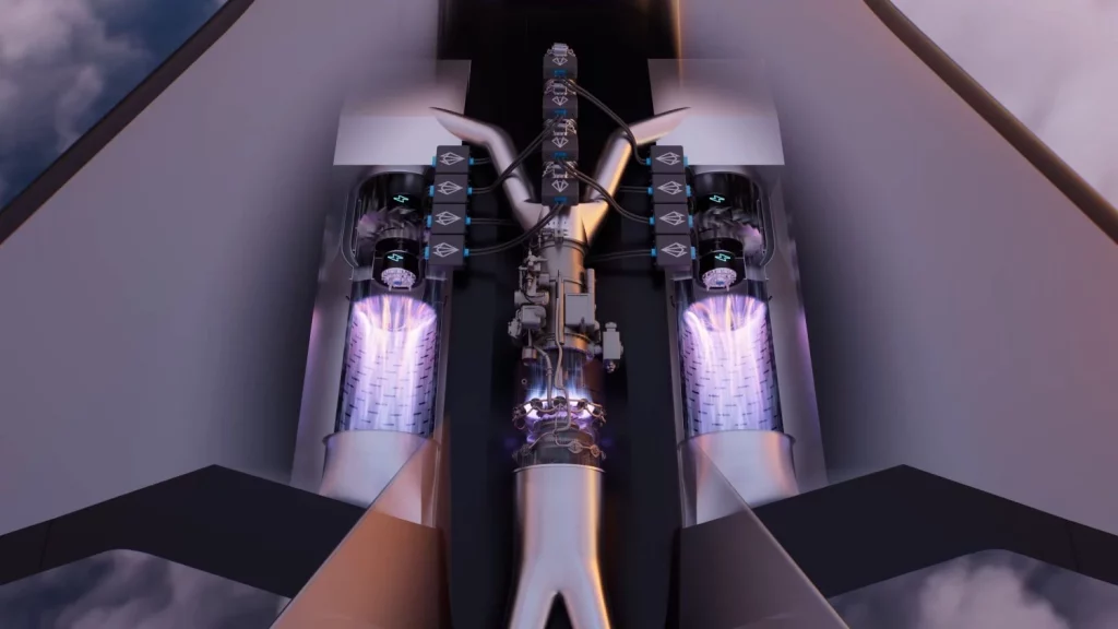 El Concorde del futuro usará tecnología de Valkyrie, Evija, McMurtry o Czinger firmada por Helix 1 Motor16 2025 Helix. Astro Mechanica. Concorde. Imagen turbinas.