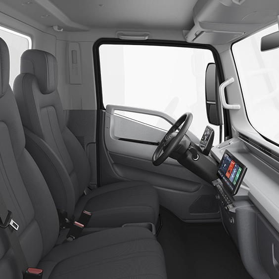 Maxus eDeliver 75: El camión eléctrico que promete revolucionar el transporte... incluso por precio 4 Motor16 2025 Maxus eDeliver 75. Imagen asientos.