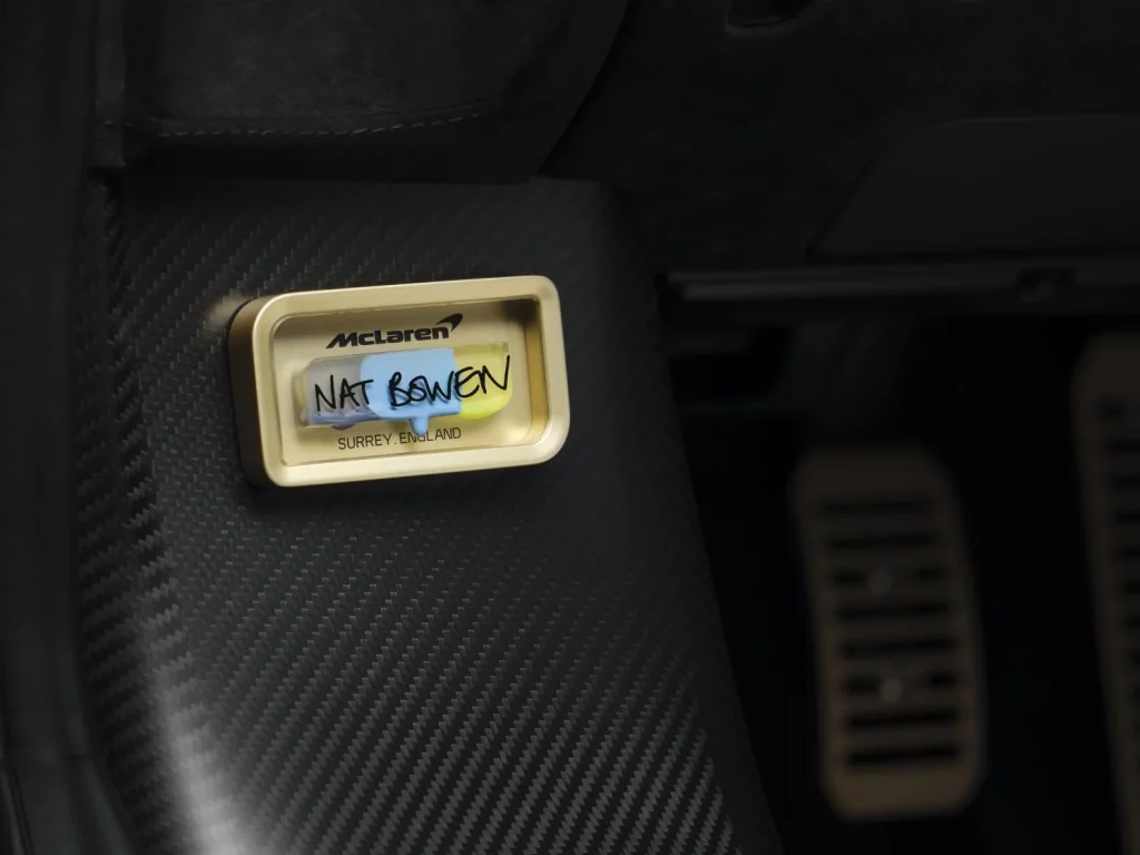 Project Chromology by MSO: El único McLaren 750S Spider que transforma el color 5 Motor16 2025 McLaren 750S Spider. Nat Bowen. Imagen detalle.