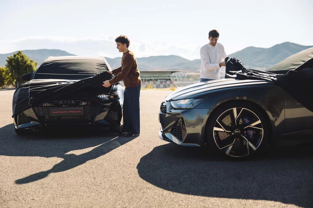 Marc y Álex Márquez estrenan sus Audi RS 6 Avant personalizados: 630 CV y detalles que los hacen únicos 20 Motor16 AUDI R6 AVANT PERFORMANCE MARC ALEX MARQUEZ7 Motor16