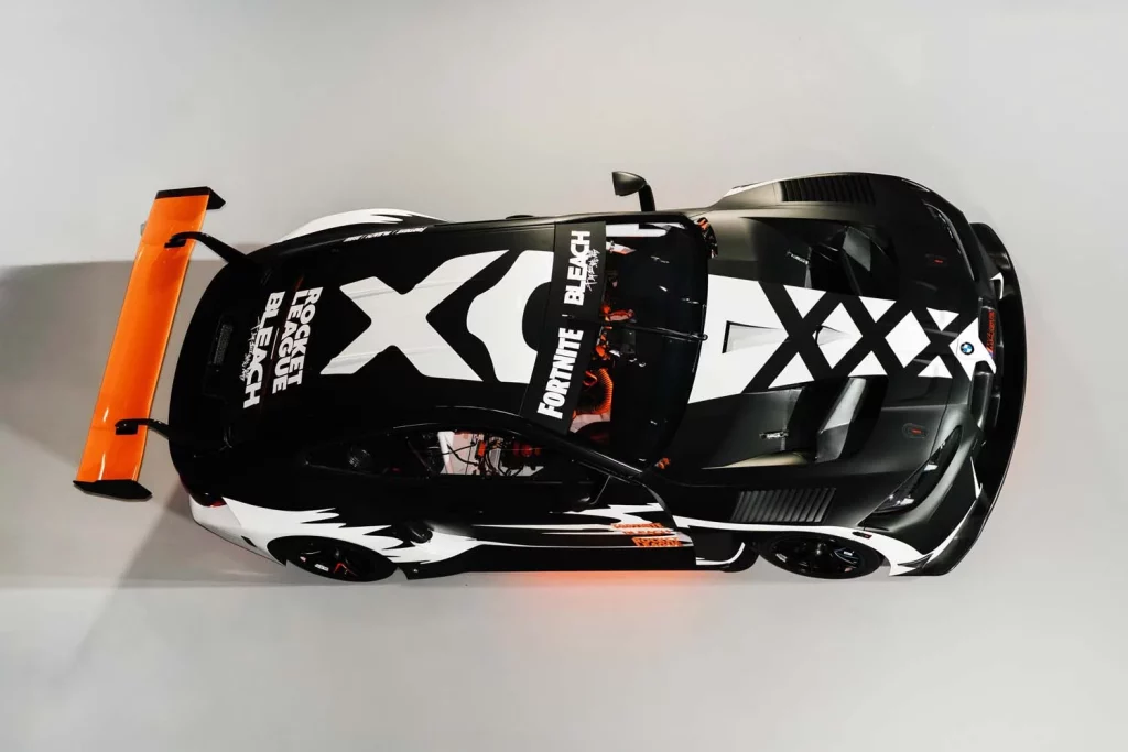 BMW M4 GT3 EVO FORTNITE Y ROCKET LEAGUE7 Motor16