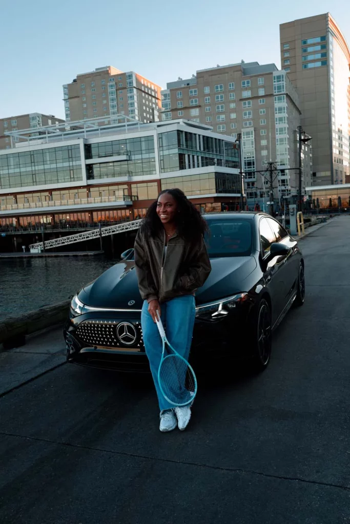 Coco Gauff es la nueva embajadora global de Mercedes-Benz.