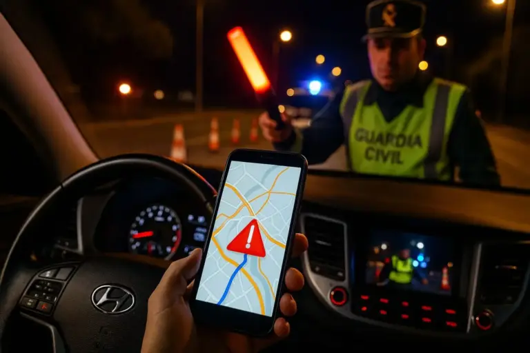 La función que ofrecen Waze y Google Maps y que no le gusta nada a la Guardia Civil. Menos aún en Nochevieja