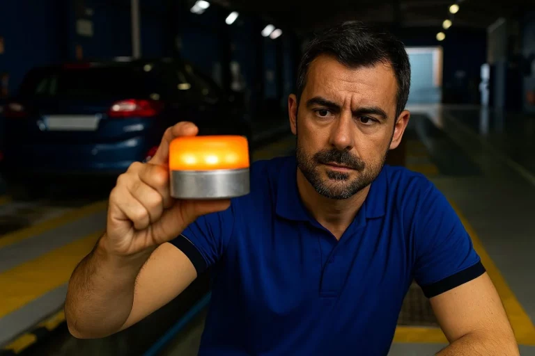 Luis (42), trabajador de ITV: ‘Llegará el día en el que la baliza V16 tenga que superar su propia inspección’