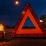 Si coloco la baliza conectada V16 y los triángulos de emergencia a la vez, ¿me puede multar la Guardia Civil de Tráfico?