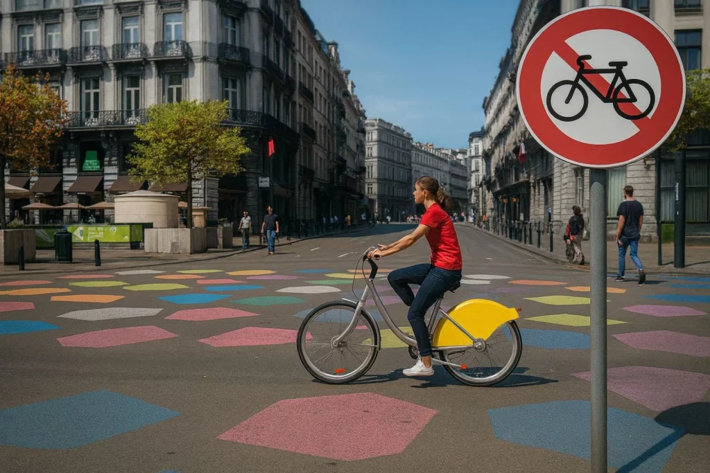 bicicletas prohibidas bruselas
