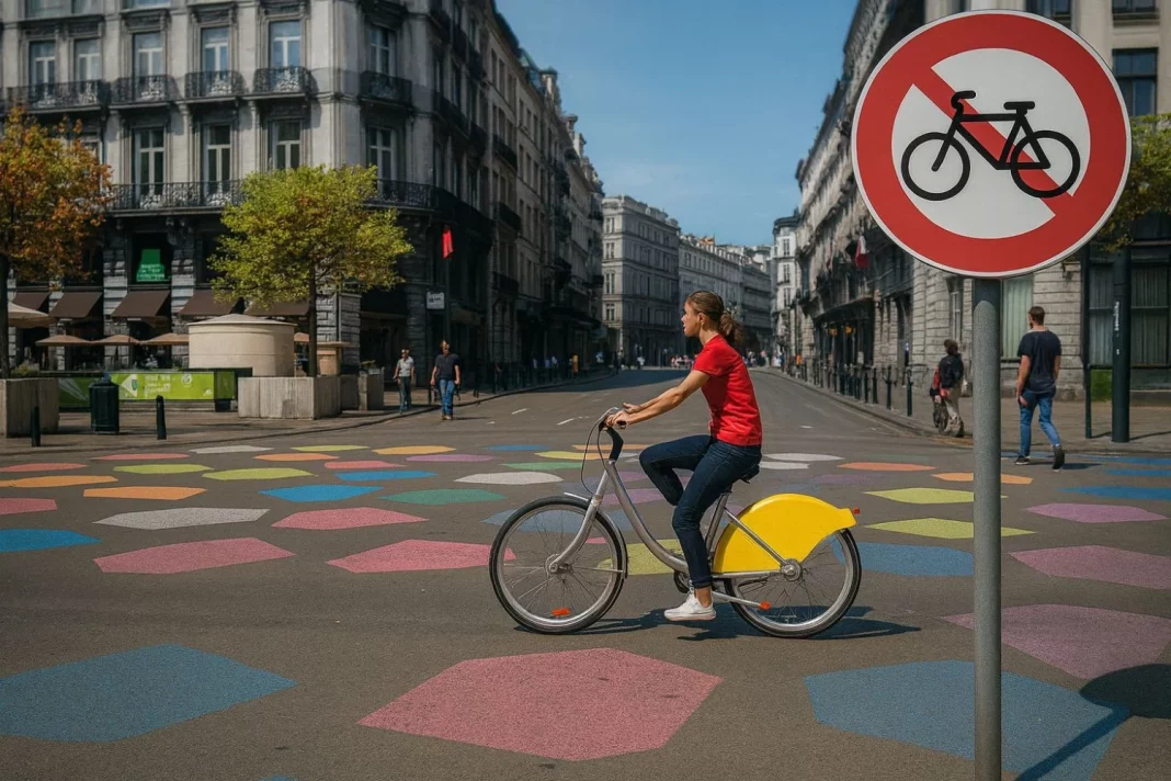 bicicletas prohibidas bruselas