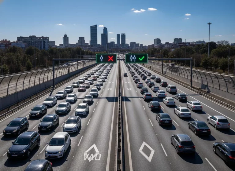 La A-2 promete estar colapsada a partir de 2026: esto es lo que te va a pasar si no llevas ocupante extra en el carril VAO