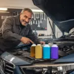 Ernesto (52), mecánico: ‘Tu coche tiene cuatro líquidos diferentes que deberías revisar cuando bajan las temperaturas’