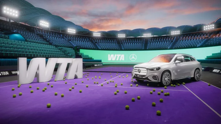 Mercedes-Benz acelera en las pistas: la marca de la estrella impulsa el tenis femenino