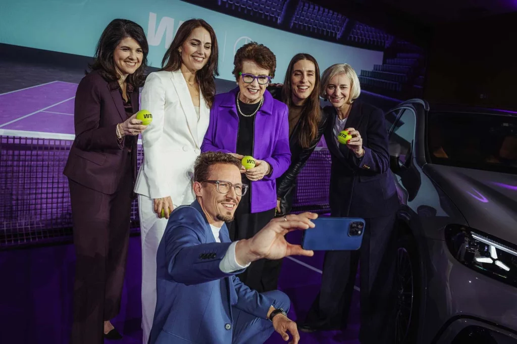 Mercedes-Benz acelera en las pistas: la marca de la estrella impulsa el tenis femenino 4 Motor16 MERCEDEDS BENZ WTA TENIS2 Motor16