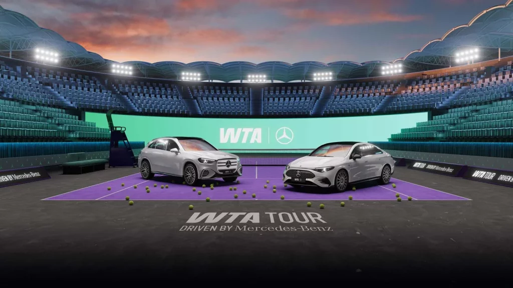 Mercedes-Benz acelera en las pistas: la marca de la estrella impulsa el tenis femenino 1 Motor16 MERCEDEDS BENZ WTA TENIS5 Motor16