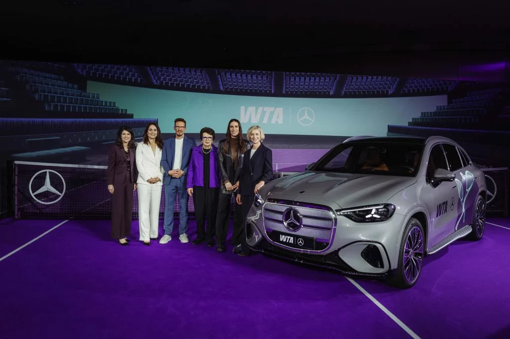 Mercedes-Benz acelera en las pistas: la marca de la estrella impulsa el tenis femenino 7 Motor16 MERCEDEDS BENZ WTA TENIS8 Motor16