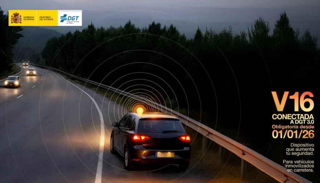 baliza v-16 dgt. Baliza V16.