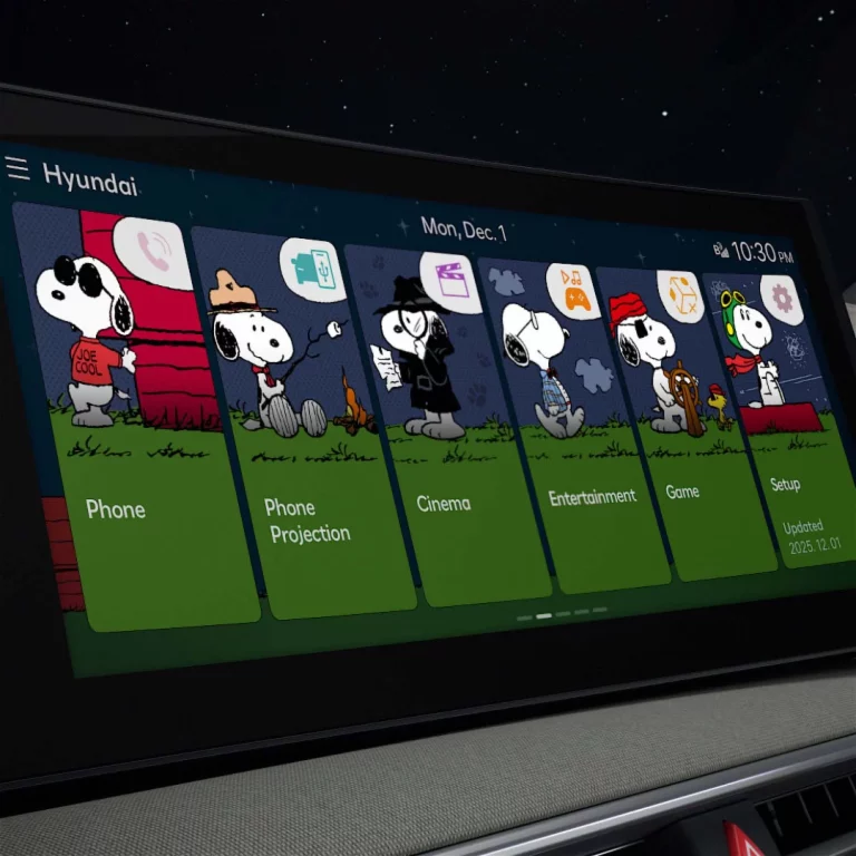 Carlitos, Snoopy y la banda ‘Peanuts’ se cuelan en los coches de Hyundai