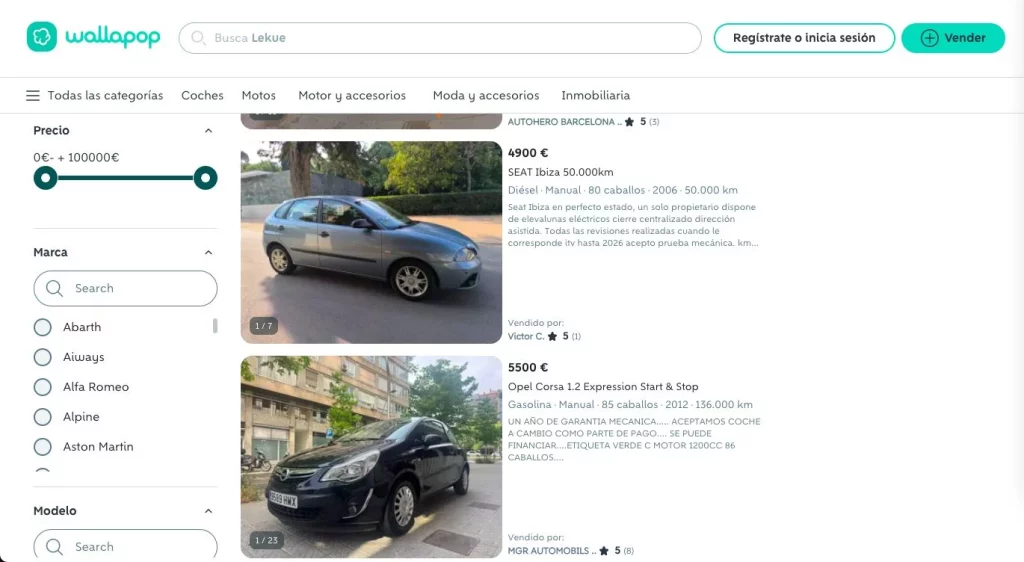 Ningún concesionario de coches de segunda mano es tan experto como esta App que tienes instalada en tu smartphone 169 Motor16 app Wallapop