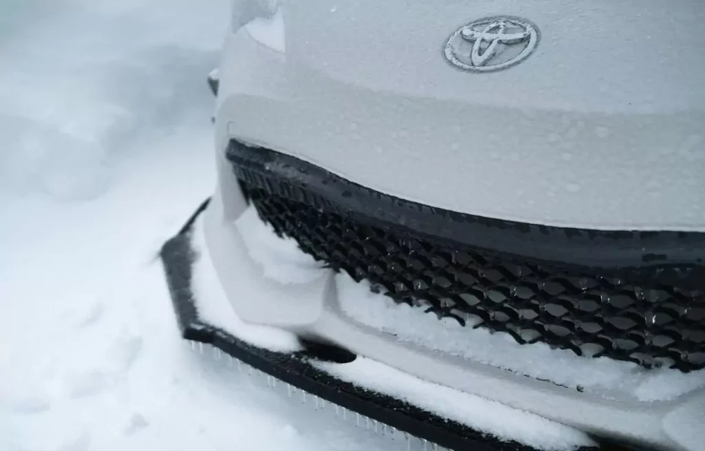 diésel congelado coche