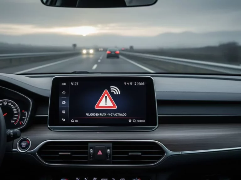 Si creías que los cambios de la DGT habían acabado con la baliza V-16, te equivocas: Llega la V-27