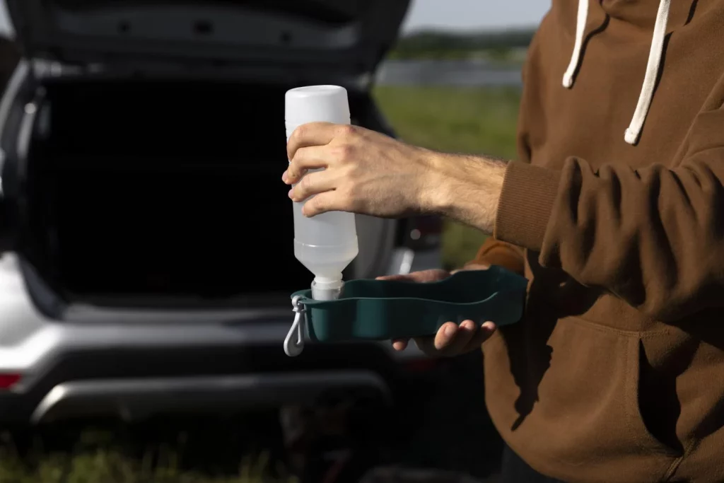 técnica botella coche