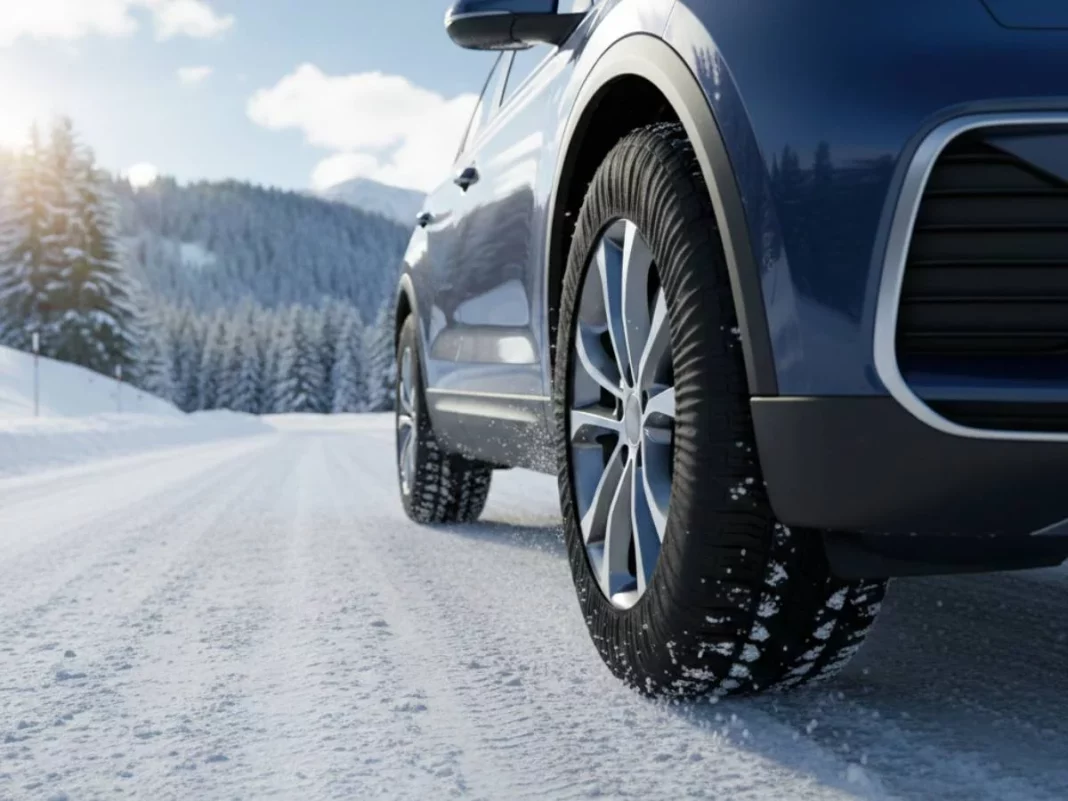 coche carretera nieve