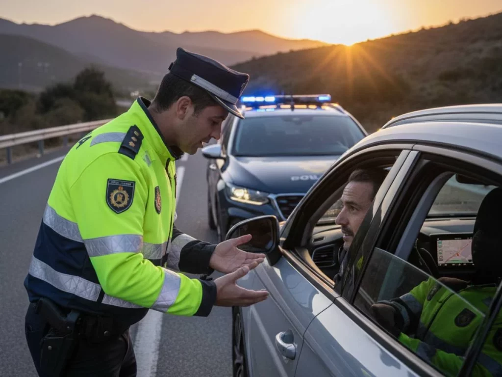 La multa que te puede poner la Guardia Civil si conduces así este invierno 165 Motor16 Agente Guardia Civil
