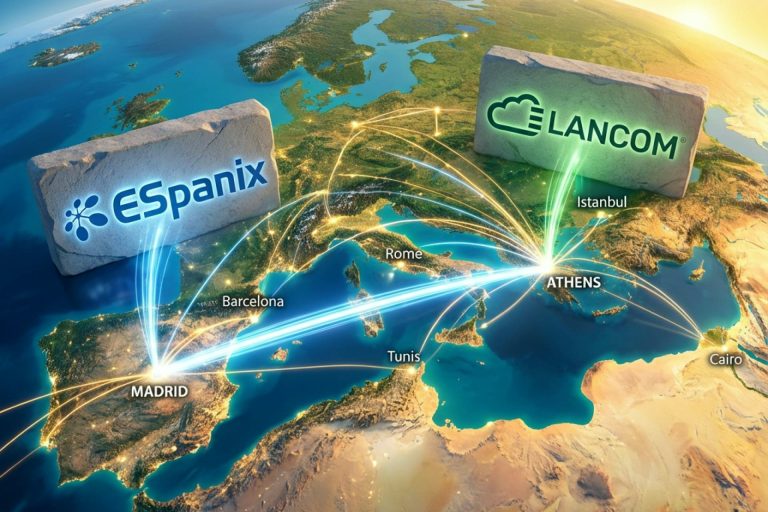 ESpanix y Lancom acuerdan crear el Hub de Interconexión Digital del Mediterráneo