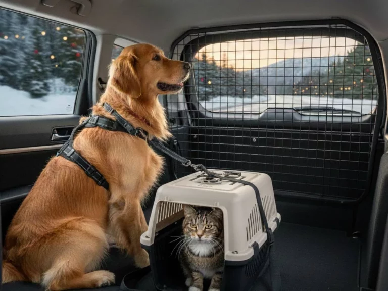 Estos son los consejos de la DGT para viajar con tu perro o gato esta Navidad