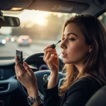 Claudia (28), modelo: «No se te ocurra nunca maquillarte al volante»