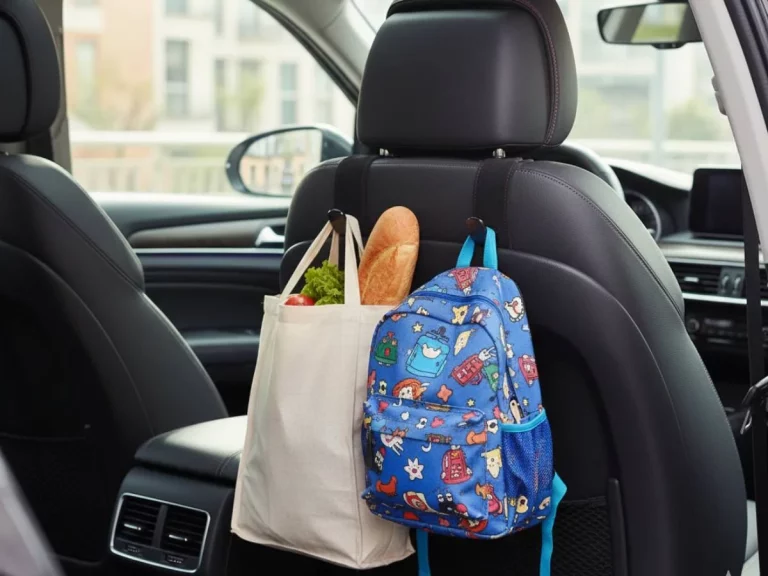 Convierte tus reposacabezas en espacio de almacenaje con este invento que cuesta menos de 7 euros